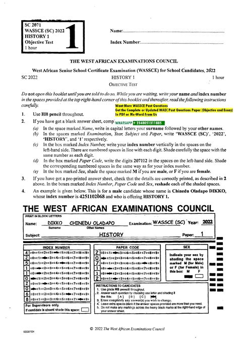 get live direct answer for history waec 2014 now Epub