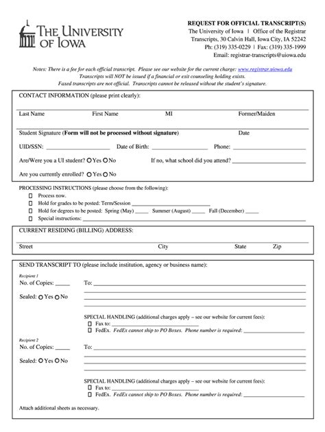 get my transcript uiowa