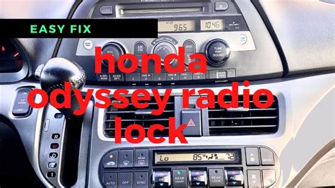 get radio code 2001 honda odyssey Kindle Editon