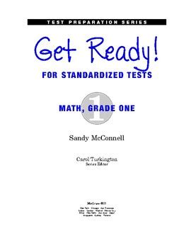 get ready for standardized tests grade 1 Kindle Editon