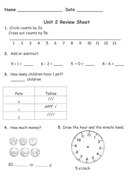 get ready for standardized tests math grade 1 Doc