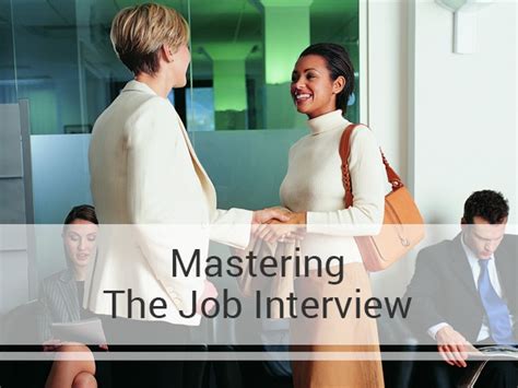 get that project management job mastering the job interview PDF