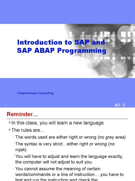 getting started abap beginners introduction Epub