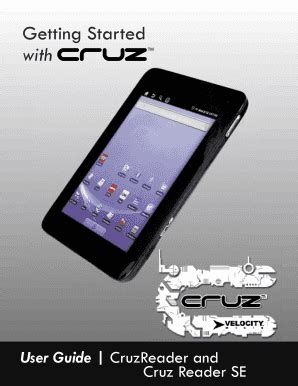 getting started with cruz tablets Doc