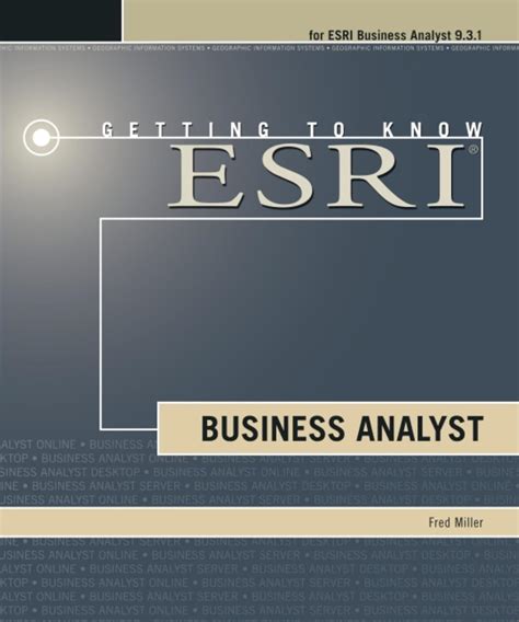 getting to know esri business analyst Epub