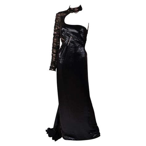 gianni versace black dress