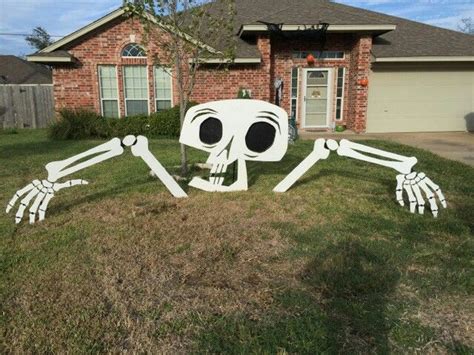 giant skeleton coming out of ground