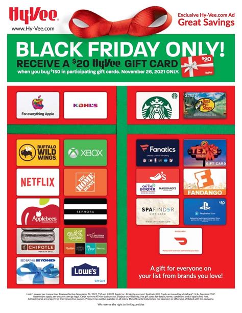 gift card deals black friday