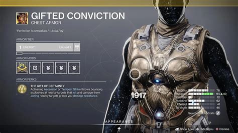 gifted conviction outfits destiny 2