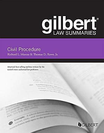 gilbert law summaries on civil procedure Doc