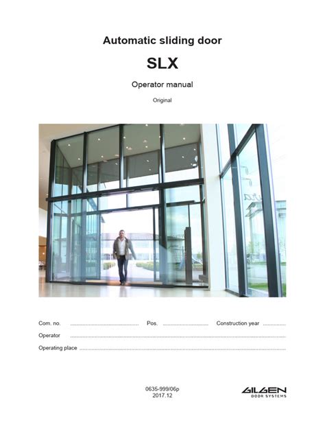 gilgen door systems user manual Epub