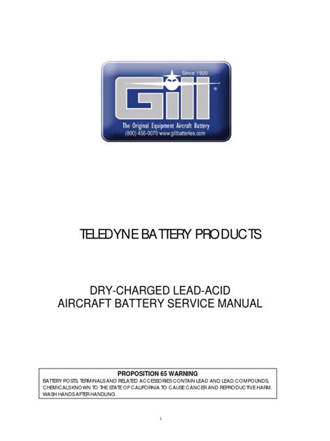 gill battery manual pdf Kindle Editon