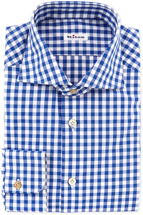 gingham dress shirt