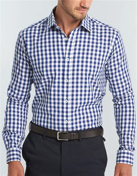 gingham shirts for men