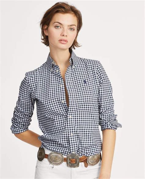 gingham shirts women