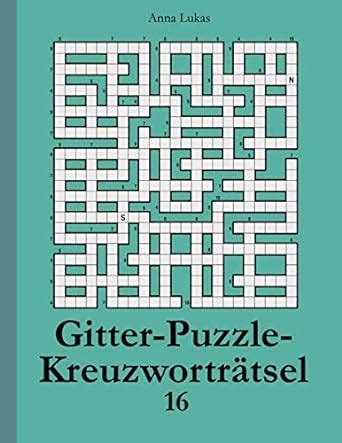 gitter puzzle kreuzworträtsel german edition PDF