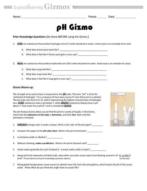 gizmo ph analysis answers Kindle Editon