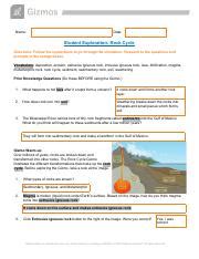 gizmo rock cycle answer key Epub