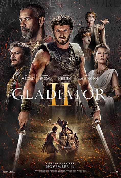 gladiator 2 showtimes