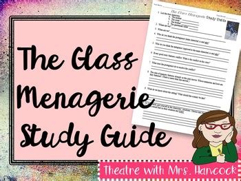 glass menagerie study guide Kindle Editon
