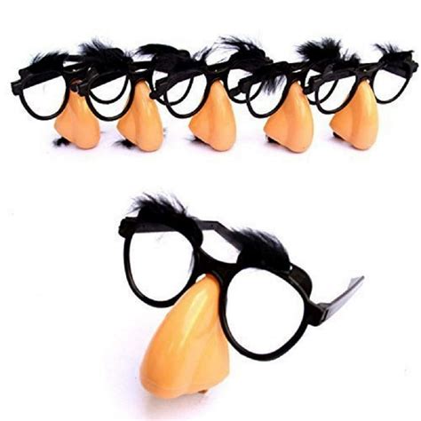 glasses with nose disguise