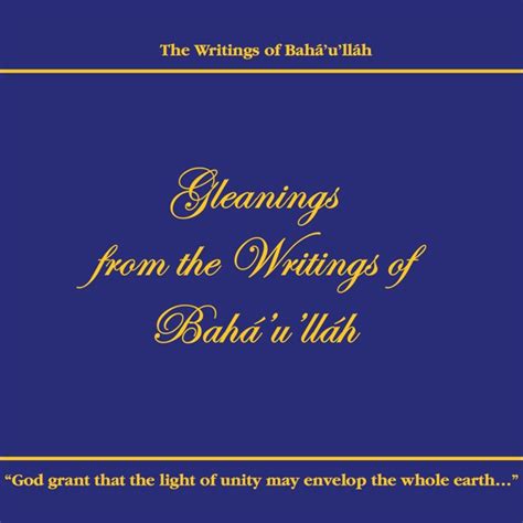 gleanings from the writings of bahaullah PDF
