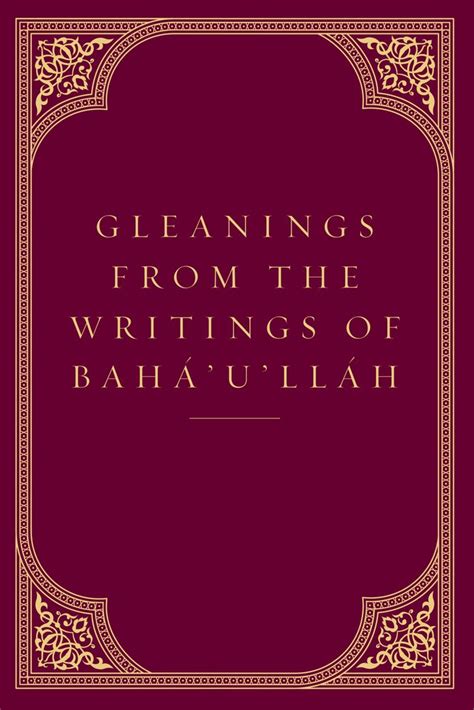gleanings from the writings of bahaullah PDF