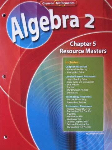 glencoe algebra 2 chapter 5 Doc