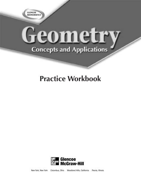 glencoe geometry practice workbook answers Epub