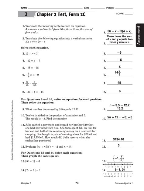 glencoe geometry workbook answer key 1 1 Reader