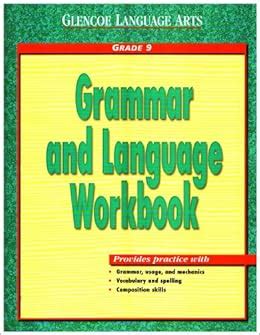 glencoe grammar and language workbook grade 9 answer key Doc