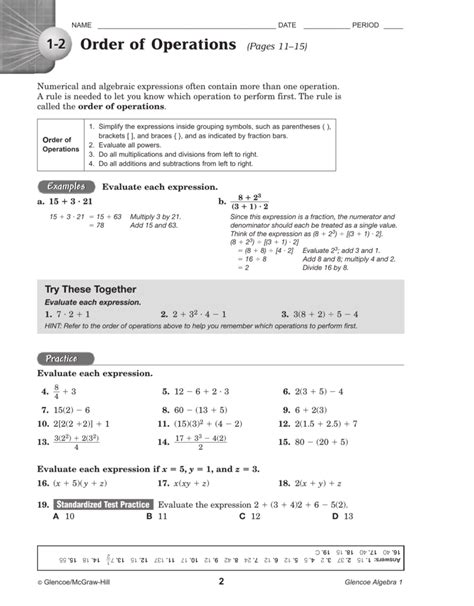 glencoe math answer key website Doc