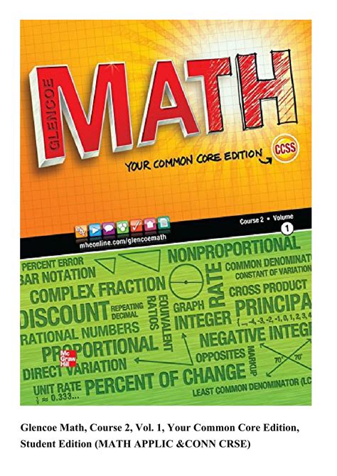glencoe math assessment masters course 2 your common core edition Doc
