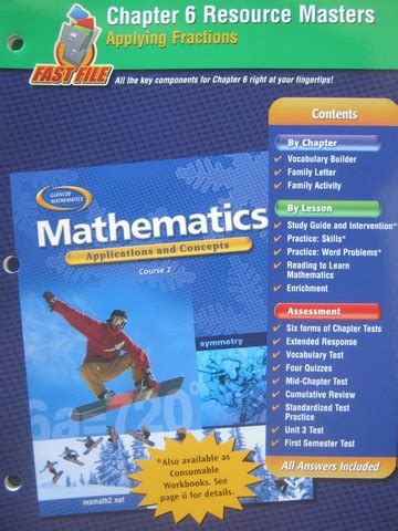 glencoe mathematics algebra 2 chapter 6 resource masters Epub