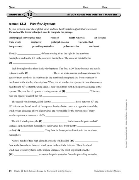 glencoe mcgraw answer key chap 20 study guide science pages 540 546 PDF