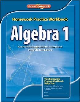 glencoe pre algebra homework practice workbook Epub