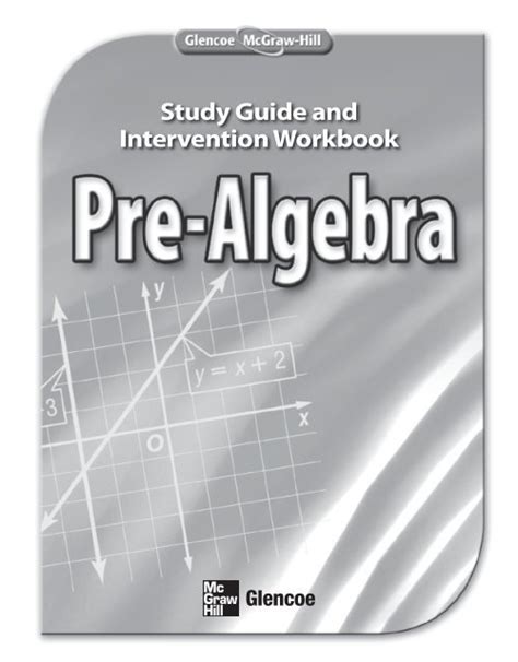 glencoe pre algebra study guide Doc