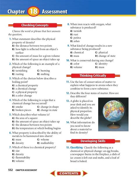 glencoe science level red answer key PDF