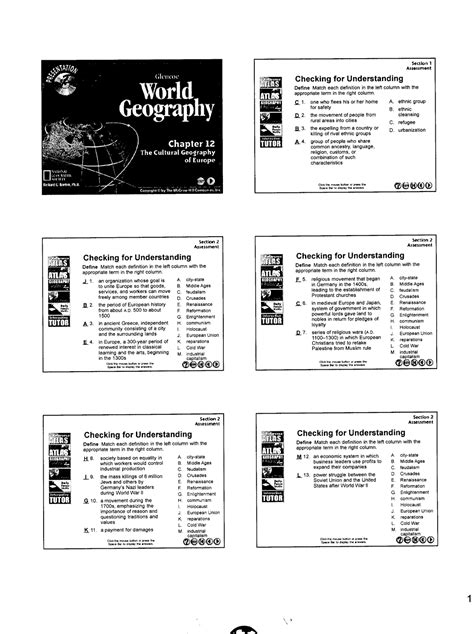 glencoe world geography grade 9 answer key texas edition Doc