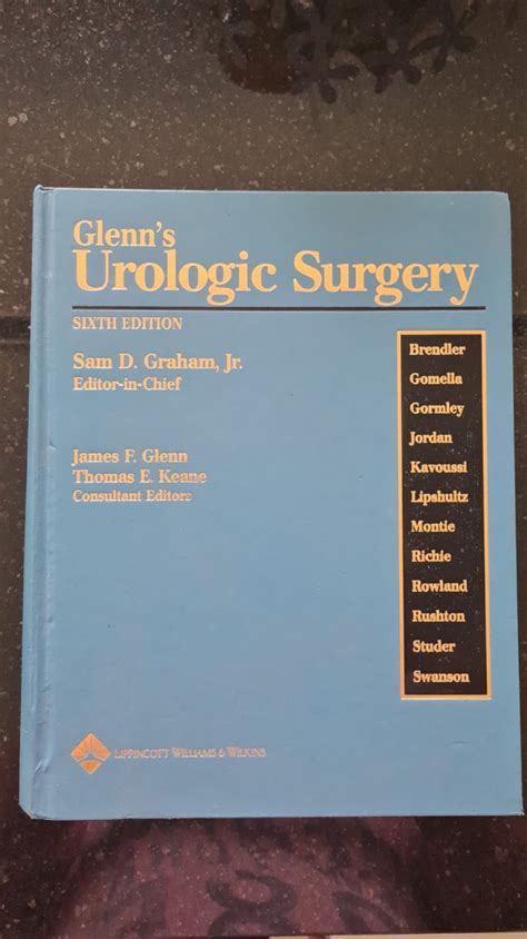 glenns urologic surgery PDF