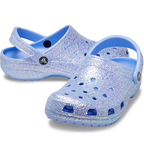 glitter crocs women's