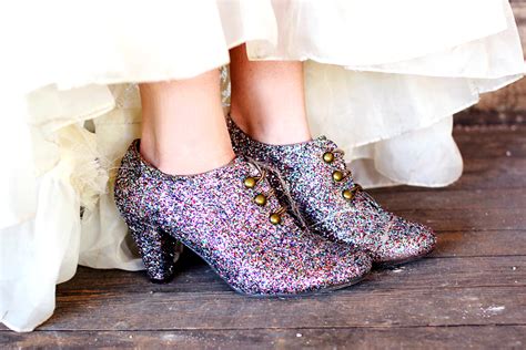 glitter shoes