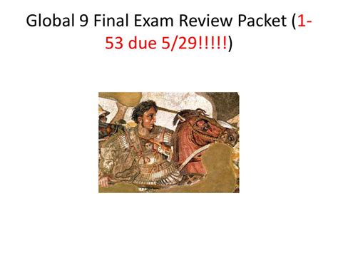 global 9 final exam review packet answers Reader