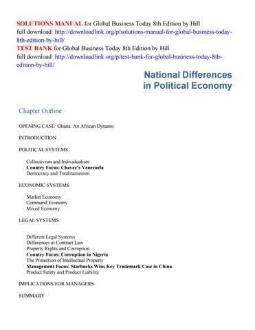 global business today 8th case answer Epub