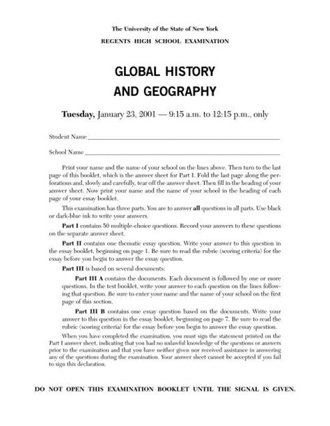 global history regents june 2014 answer key Doc