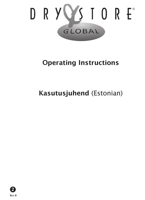 global operating manual Reader