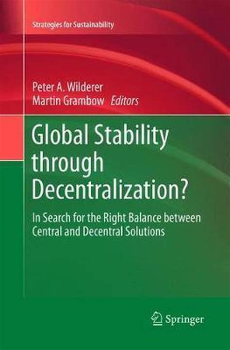 global stability through decentralization sustainability Epub