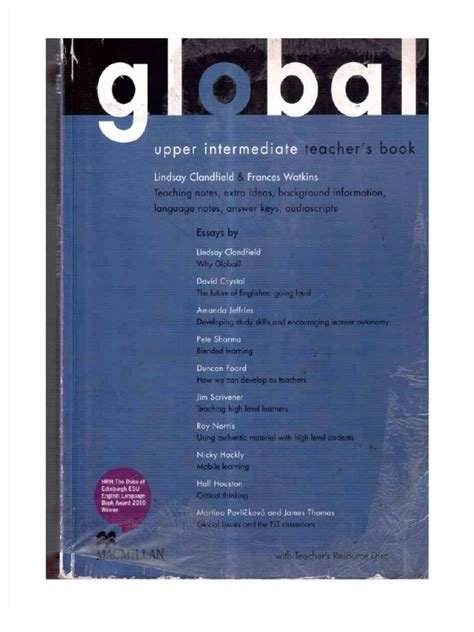 global upper intermediate teachers book pdf PDF