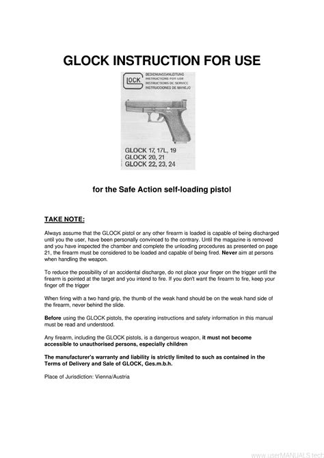 glock 19 manual pdf PDF