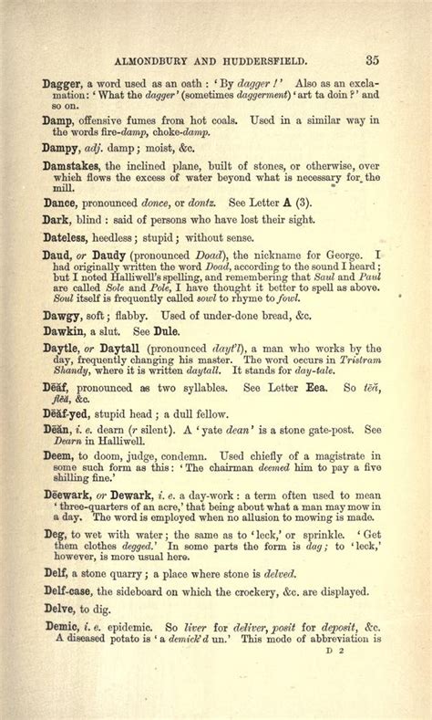glossary dialect almondbury huddersfield PDF